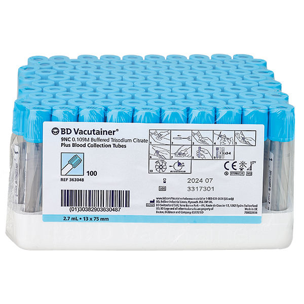 BD Vacutainer Plus coagulatiebuisje van PET, 1,8 ml, natriumcitraat