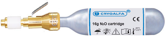 CryoAlfa Cryoalfa Super Contact applicator- incl.cartridge en opbergetui., foto 3 van 4
