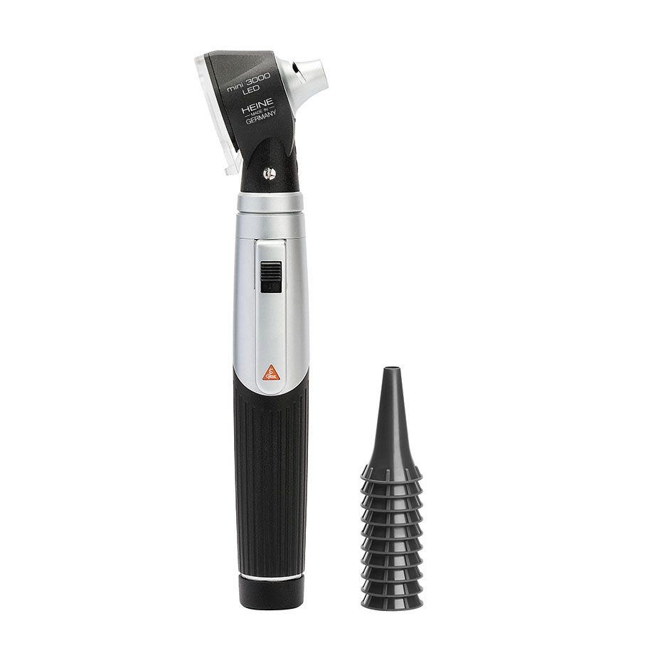 Heine Mini3000 LED otoscoop - directe verlichting - Zwart