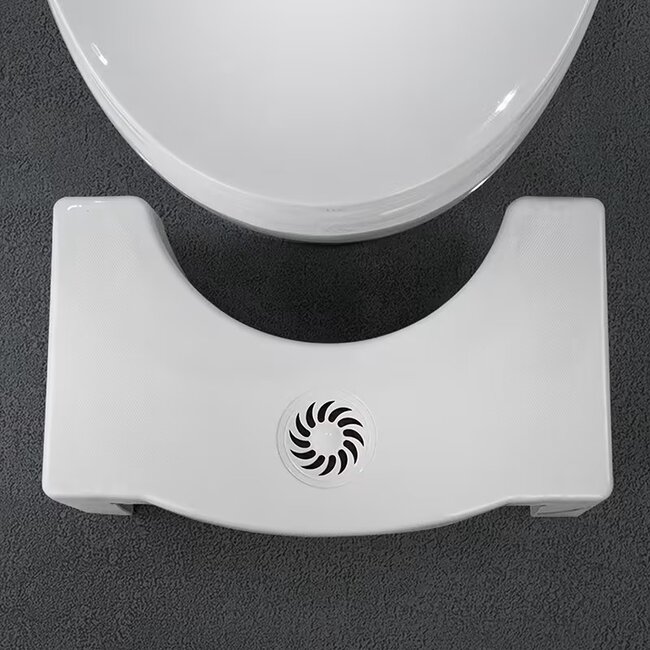 Toiletkrukje - wc krukje - voetensteun voor juiste toilethouding. inklapbaar