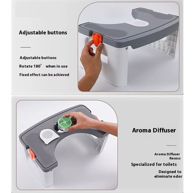 Squatty Potty toiletkrukje, voetenbankje voor het toilet