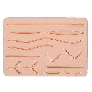 Oefenhuid - hechtpad - drie lagen - 14 wondincisies