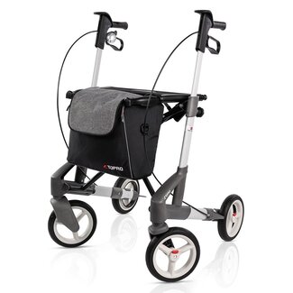 Topro Troja 5G lichtgewicht rollator - Zilver - Small