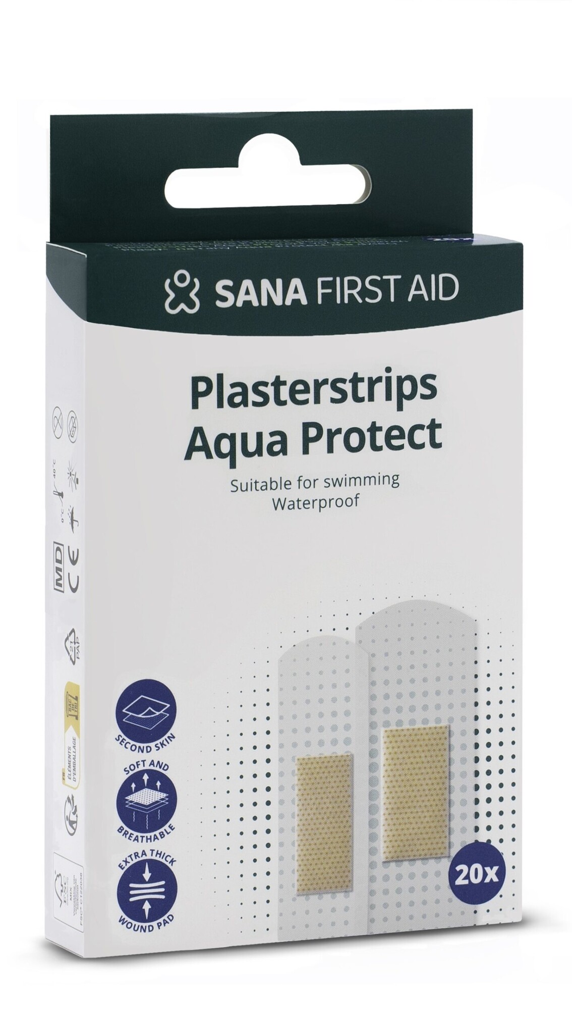 Pleisterstrips - Aqua Protect - Assortiment 20 strips