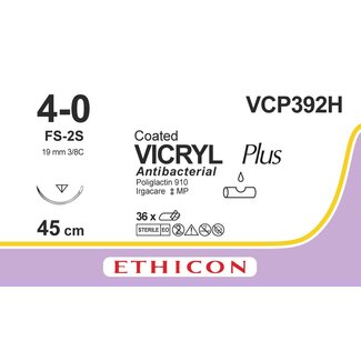 Ethicon Vicryl Hechtdraad 4-0 VCP392H Doos 36 draden