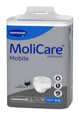 MoliCare® Pull up Premium Mobile 10 drops - incontinentiebroekjes - 14 stuks