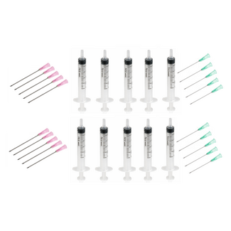 Klein verpakking - Injectiespuiten 2cc met losse naalden - Groen