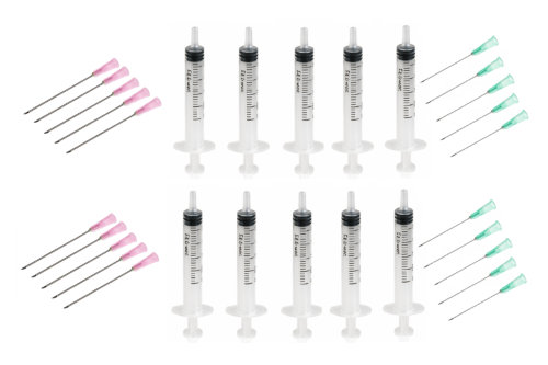Klein verpakking Injectiespuiten+naalden