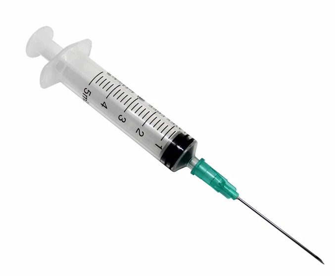 Rays Injectiespuit 5cc + 0,8x38mm naald (Groen) - 100 stuks