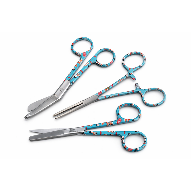 Satillo Verpleegkundige Scharenset Sweet Sushi – Verbandschaar & Kocher (met Naam)