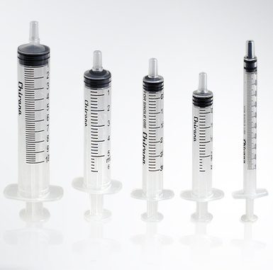 Chirana 3-delige injectiespuit - 10ml - 100 stuks