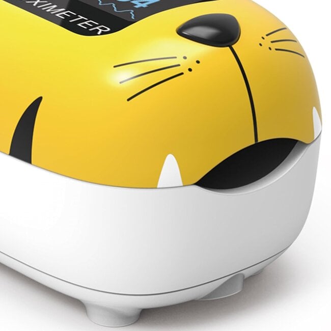 Oxy-0 | Kinder Saturatiemeter (Spo2) | Tijger of Krokodil | Pediatrische Pulsoximeter