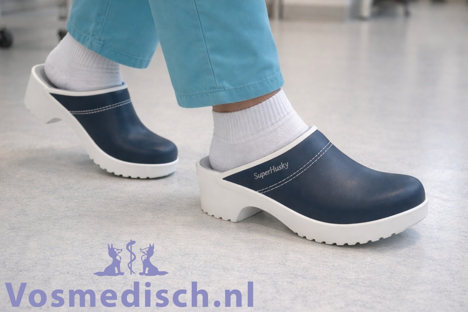 Pago Super Husky - Medische Klompen - Blauw, foto 2 van 4