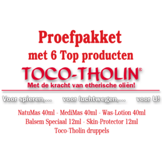 Toco Tholin Proefpakket met 6 Top producten