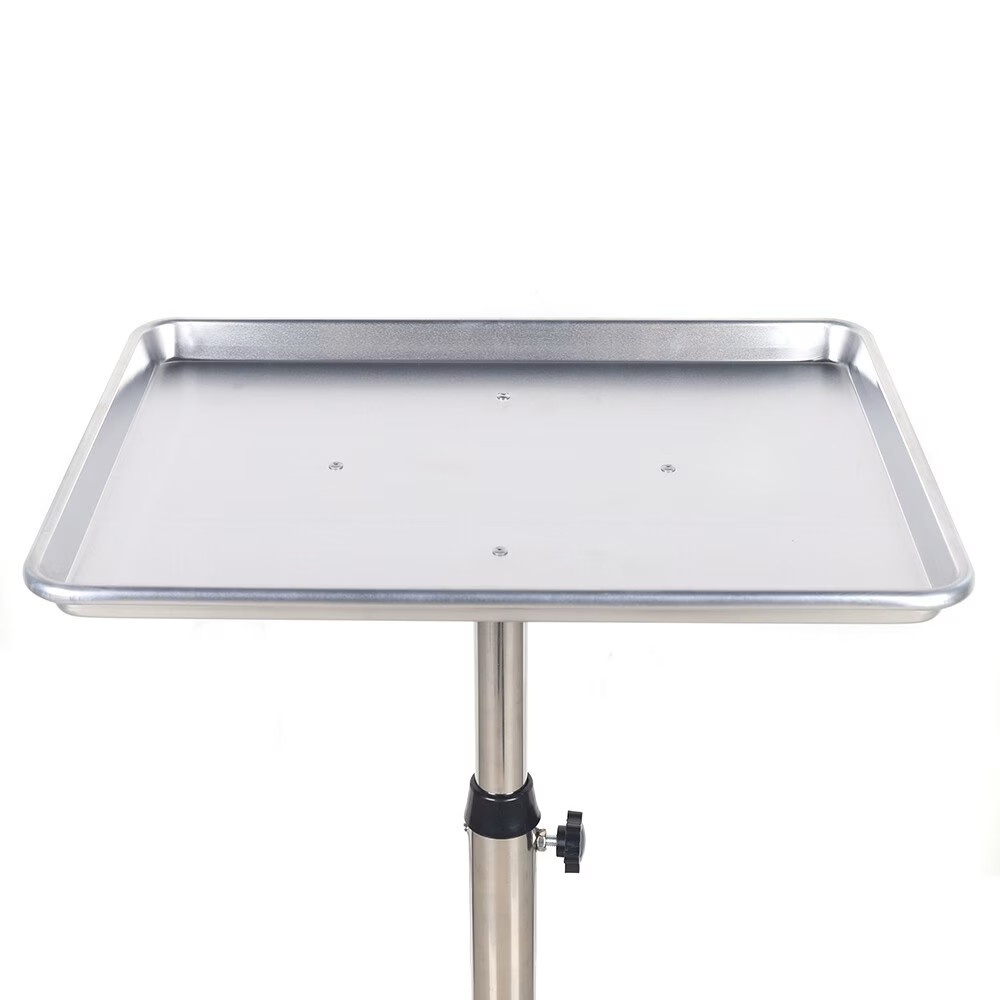 Instrumententafel Basic vierpoot - met RVS blad en in hoogte verstelbaar, foto 2 van 2