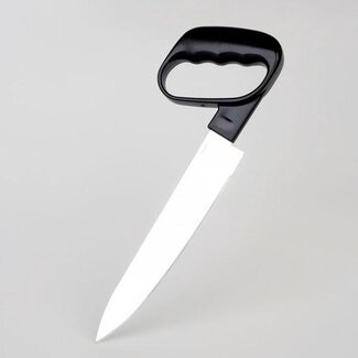 Gehoekt koksmes - Ergonomisch mes met gehoekte handgreep - Vleesmes