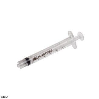 BD Plastipak 3-Delige injectiespuit - 3ml Luer Lock (200st.)