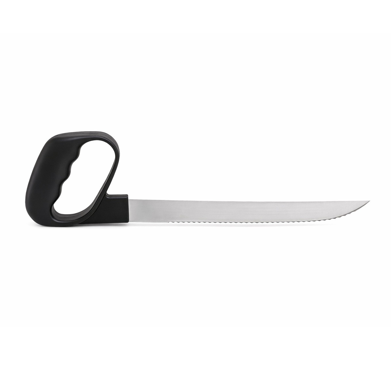 Gehoekt Broodmes - Ergonomisch mes met gehoekte handgreep