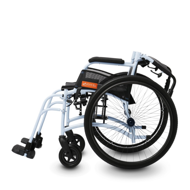 Excel Mobility Curve Lichtgewicht - Cloud Blue - Rolstoel - zitbreedte 40 of 45 cm