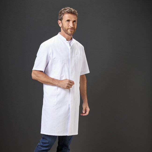 Haen Zorgkleding Doktersjas type Marcel - Korte mouwen