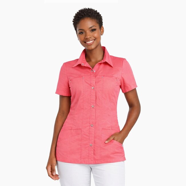 Haen Zorgkleding Kara - Oriënt Pink - Dames Zorgjasje