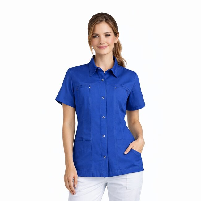 Haen Zorgkleding Kara - Royal Blue - Dames Zorgjasje