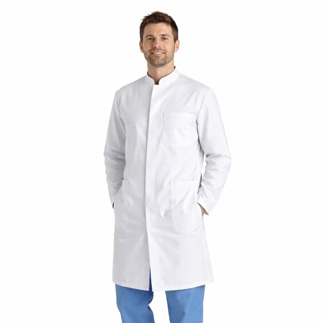 Haen Zorgkleding Ramon - Wit - Doktersjas Lange mouwen