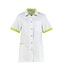 Haen Zorgkleding Fijke - Wit/Sulphur Yellow - Dames Zorgjasje