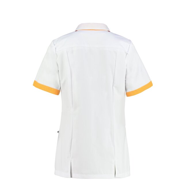 Haen Zorgkleding Fijke - Wit/Sun - Dames Zorgjasje