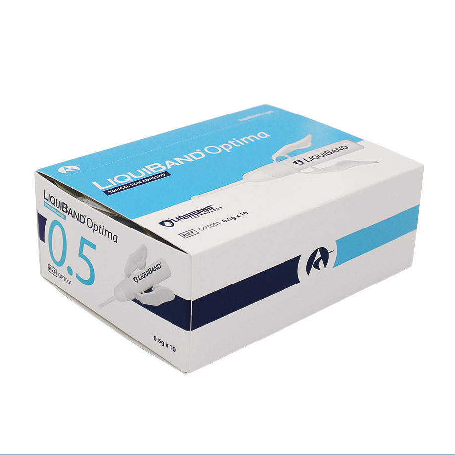 Liquiband Optima huidlijm - 10 ampullen van 0,5gr.