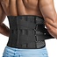 Lumbale Onderrugbrace - Ademend & Verstelbaar- Zwart