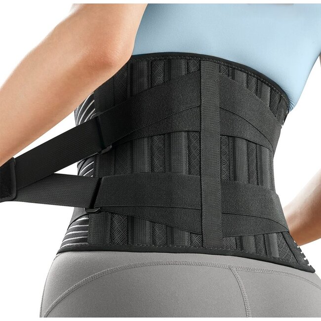 Lumbale Onderrugbrace - Ademend & Verstelbaar- Zwart