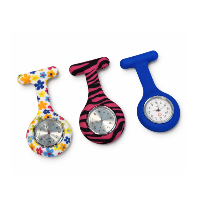 Verpleegstershorloge Silicone met print