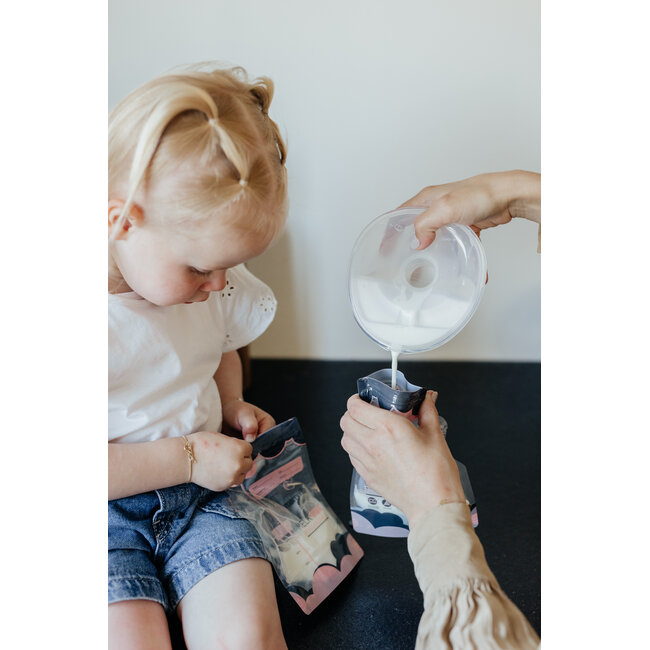 Mammie Moedermelkbewaarzakjes  300 ml - 50 stuks - Borstvoeding zakjes - BPA vrij