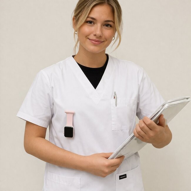 Verpleegsters Clip voor Apple Watch – Siliconen Houder (Compatibel met Series 1–7 & SE)