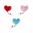 Badgehouder Glitter Heart