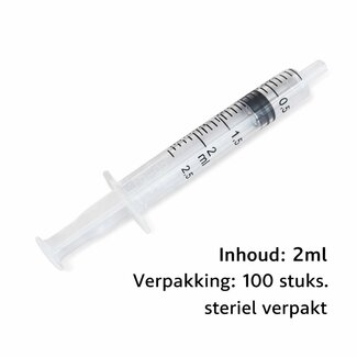 Chirana Chirana Steriele 2ml injectiespuiten 3-delig – 100 stuks