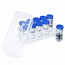 Transparante Vial Opbergdoos 10x 10ml – Set van 2 Stuks – Kunststof Organizer voor Injectieflacons