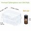 Transparante Vial Opbergdoos 10x 3ml – Set van 2 Stuks – Kunststof Organizer voor Injectieflacons
