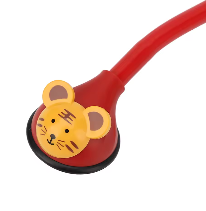 Kinder Stethoscoop met Dierenkopjes – Speels & Comfortabel (5 Verwisselbare Designs), foto 2 van 3