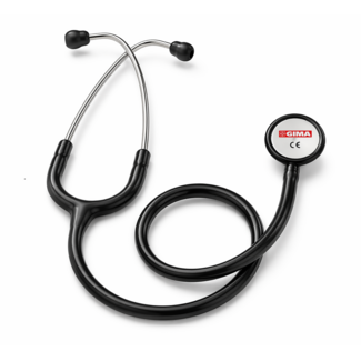 Gima CLASSIC Dubbelzijdige RVS Stethoscoop – Adult – Zwart