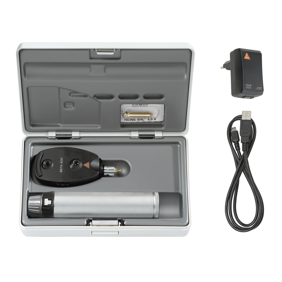 Heine Heine Beta 200 XHL Ophthalmoscoop - Met USB oplaadbaar handvat en oplader