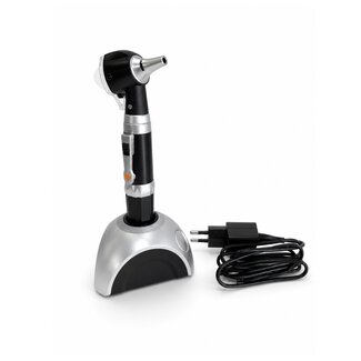 Basic Otoscoop - Fiber Optiek en LED verlichting  inclusief USB tafellader