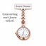 Verpleegkundige Horloge Rosé Goud – Klassiek zakhorloge met naam