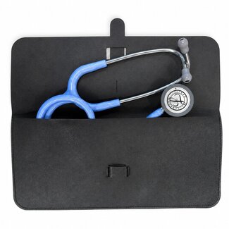 Platte Stethoscoophoes – PU Leren Opberghoes voor o.a. Littmann Stethoscopen