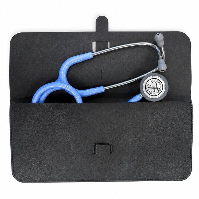 Platte Stethoscoophoes – PU Leren Opberghoes voor o.a. Littmann Stethoscopen