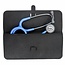 Platte Stethoscoophoes Zwart – PU Leren Opberghoes voor o.a. Littmann Stethoscopen