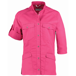 Haen Zorgkleding Fadma - Zorgjasje – Shocking Pink – Maat: XL – OP=OP