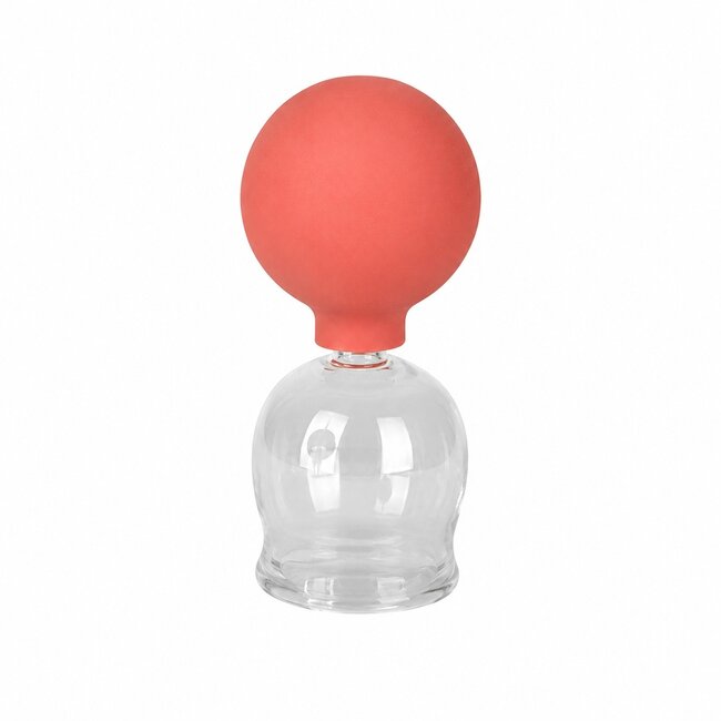 Cupping glas - Glazen cup met ronde bal