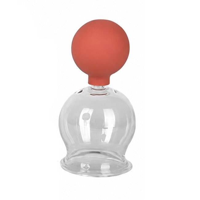 Cupping glas - Glazen cup met ronde bal